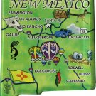 New Mexico Acrylic State Map Magnet