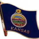 Kansas Flag Lapel Pin