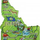Idaho Acrylic State Map Magnet