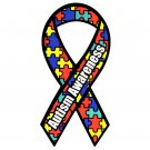 Autism Awareness Magnet - 4" x 8" Ribbon Magnet
