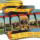 Colorado Acrylic Postcard Magnet