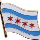 Chicago Flag Lapel Pin