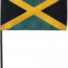 Jamaica - 4"X6" Stick Flag