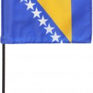 Bosnia-Herzegovina - 4"X6" Stick Flag