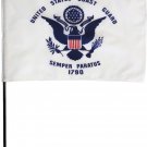 Coast Guard - 8"X12" Stick Flag