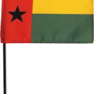 Guinea-Bissau - 4"X6" Stick Flag