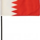 Bahrain - 4"X6" Stick Flag