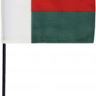 Madagascar - 4"X6" Stick Flag
