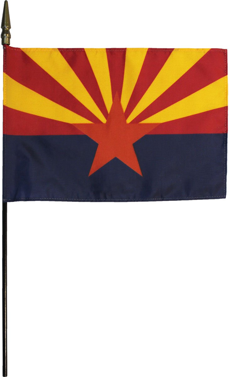 Arizona - 8"X12" Stick Flag