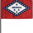 Arkansas - 8"X12" Stick Flag