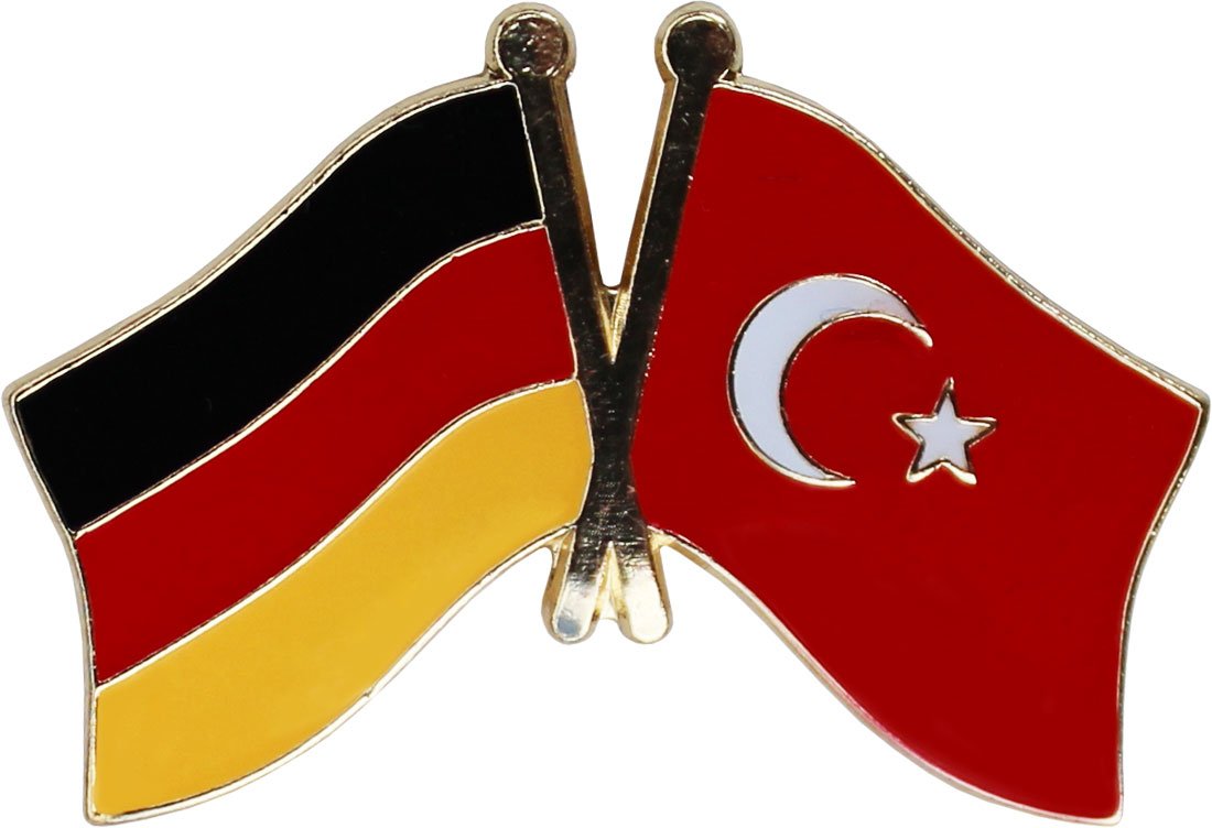 Germany Turkey Friendship Lapel Pin