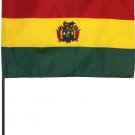 Bolivia - 8"X12" Stick Flag