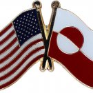 Greenland Friendship Lapel Pin Greenland Friendship Lapel Pin