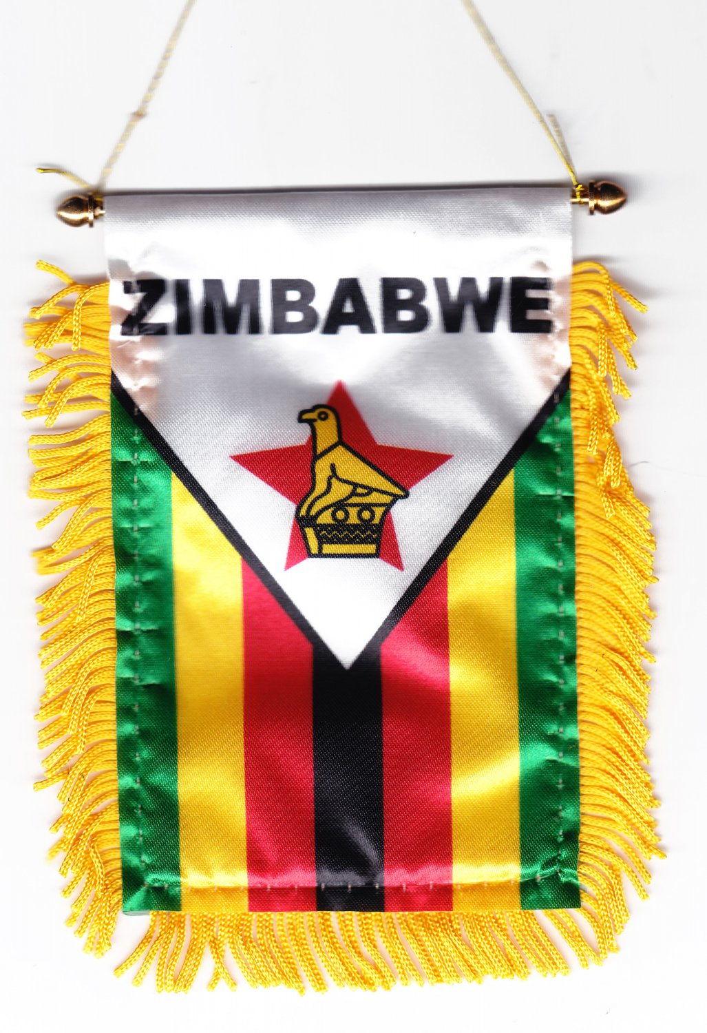 Zimbabwe Window Hanging Flag