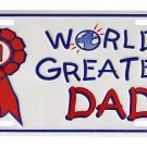 World's Greatest Dad License Plate