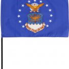 Air Force (Blue) - 8"X12" Stick Flag