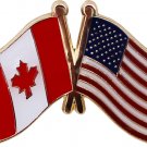Canada and USA Friendship Lapel Pin