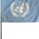 United Nations - 8"X12" Stick Flag United Nations - 8"X12" Stick Flag