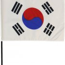 South Korea - 8"X12" Stick Flag