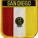 San Diego City Flag Shield Patch