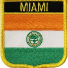 Miami City Flag Shield Patch