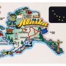 Alaska State Map Die Cut Sticker