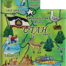 Utah Acrylic State Map Magnet