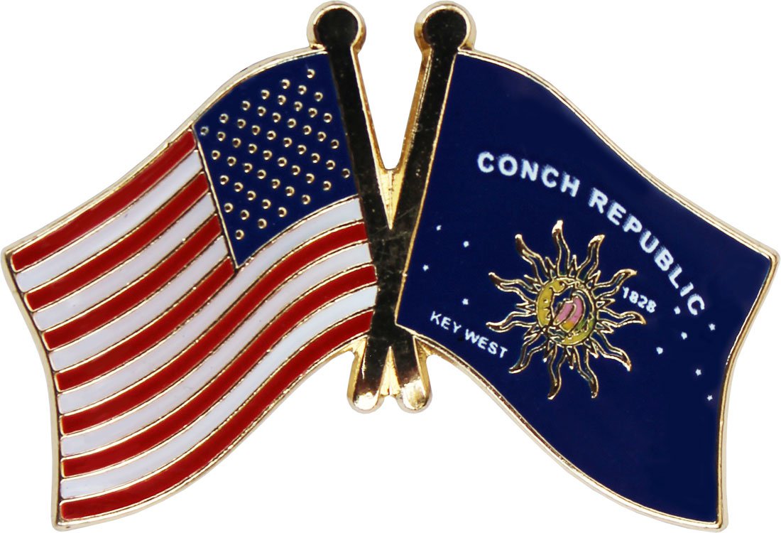 Conch Republic Friendship Pin