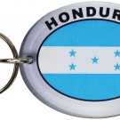 Honduras Flag Oval Acrylic Keyring