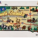 South Dakota State Map Die Cut Sticker