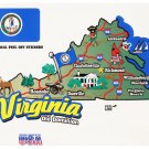 Virginia State Map Die Cut Sticker