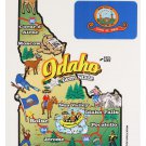 Idaho State Map Die Cut Sticker