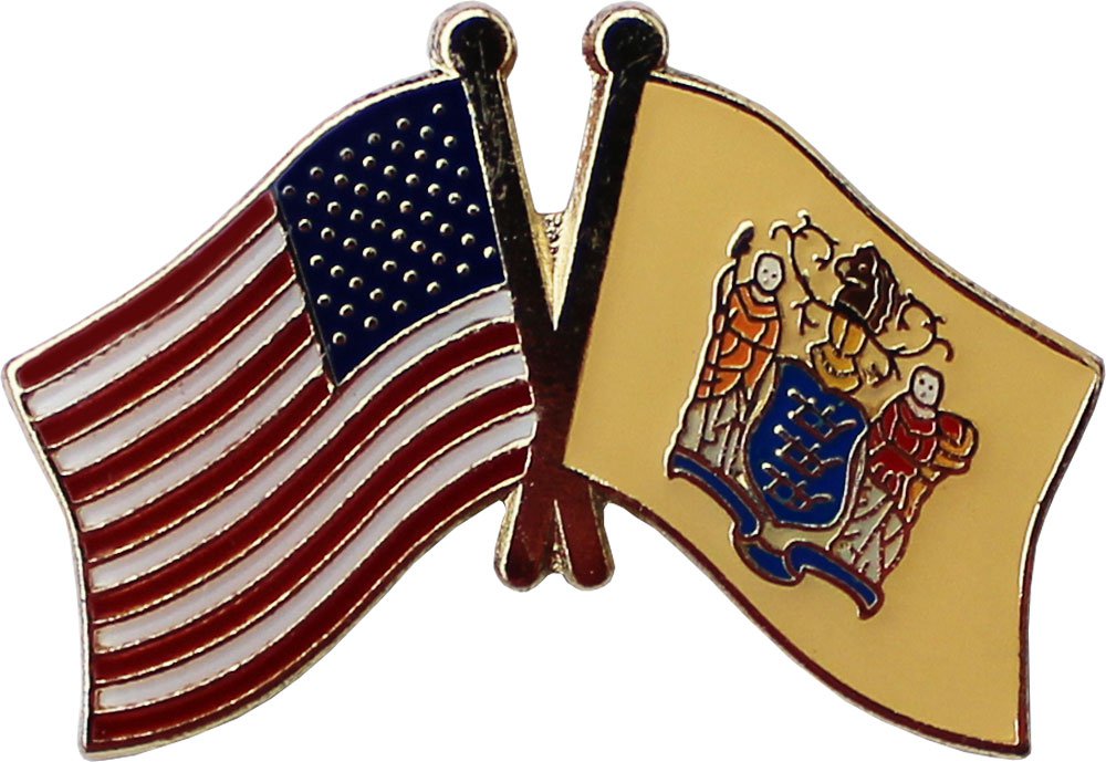 New Jersey Friendship Lapel Pin
