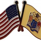 New Jersey Friendship Lapel Pin New Jersey Friendship Lapel Pin