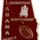 Alabama State Map Lapel Pin