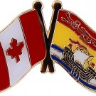 Canada New Brunswick Friendship Lapel Pin Canada New Brunswick Friendship Lapel Pin