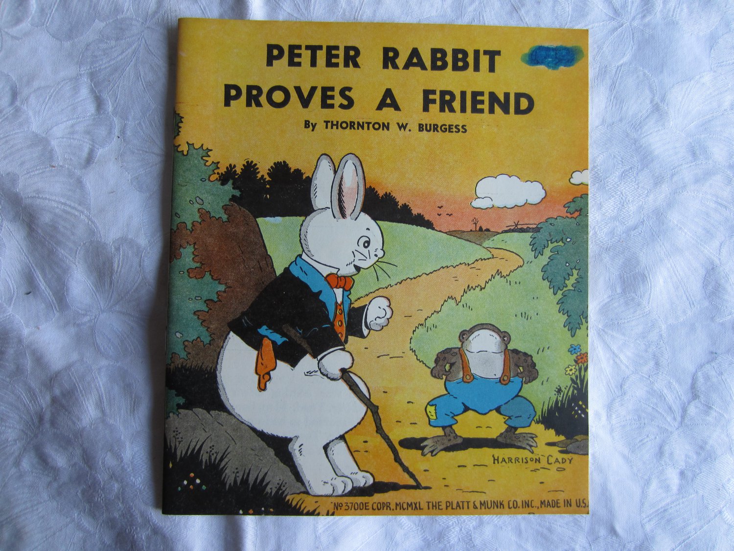 Peter Rabbit Proves A Friend by Thornton W. Burgess 1940