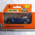 Matchbox #61 Concept 1 Beetle Convertible MIB (1999)