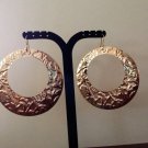 Bold Gold Circle Earrings