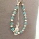 Aqua Beaded Bracelet