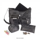 3-Piece Set: Genuine Leather Super-Smart Organizer Bag Ensemble
