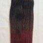 18" 100grs,40pcs, 100% OMBRE Human Tape In Hair Extensions #T1B/99