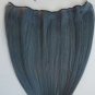 18inches HALO Hair Extensions, 100% Human Hair (ONE PIECE NO CLIP) # Dark Silver