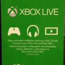 XBOX Live Gold Membership 12 Month Subscription Card SEALED NEW (XBOX ONE & 360)