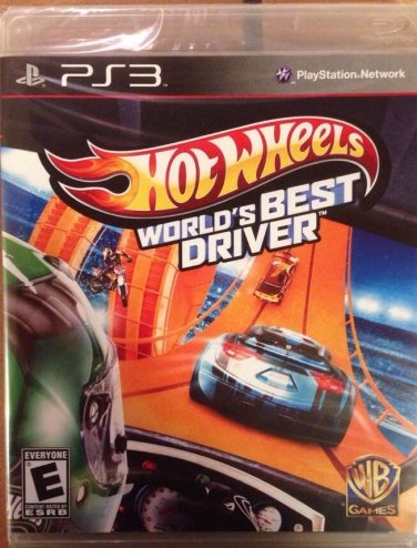 Hot Wheels: World's Best Driver (Playstation 3, PS3) Game Warner Bros. NEW!