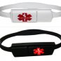 MEDICAL ALERT BLACK OR WHITE 4G USB HYPOALERGENIC SILICONE BAND KEY2LIFE