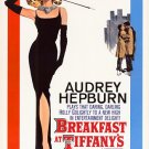 Breakfast at Tiffany's Poster 24x36 Audrey Hepburn RARE Holly Golightly LBD Little Black Dress