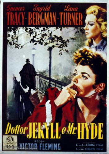 DR. JEKYLL AND MR. HYDE POSTER Italian 27x40 IN INGRID BERGMAN