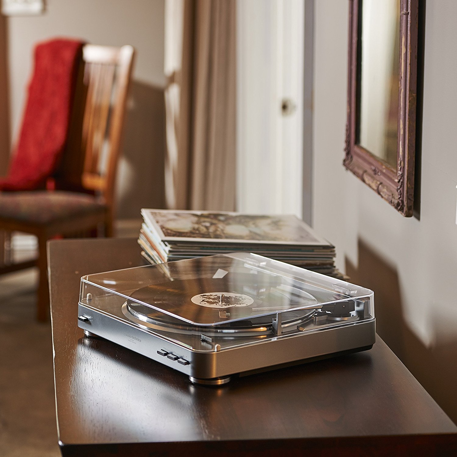 AudioTechnica Fully Automatic Belt Drive Stereo Turntable Record