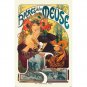 Bieres de la Meuse Poster 24x36 in Mucha Art Nouveau Beer Ad 1897 61x90 cm